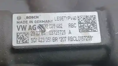 Автозапчастина б/у рульмова рейка для volkswagen t-roc (a11, d11) 1.0 tsi посилання на oem iam 5q1423055m 453202548 5q1423051br