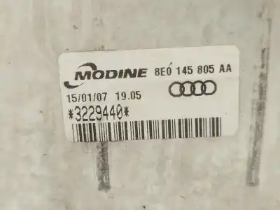 Автозапчастина б/у інтеркулер для audi a4 b7 (8ec) 2.0 tdi 16v посилання на oem iam 8e0145805aa  3229440