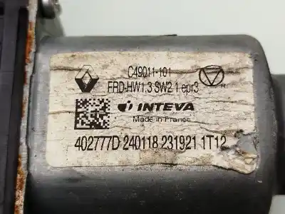 Pezzo di ricambio per auto di seconda mano alzacristalli anteriore destro per renault megane iv fastback (b9a/m/n_) 1.2 tce 130 (b9mr) riferimenti oem iam 807208314r 402777d c42830102