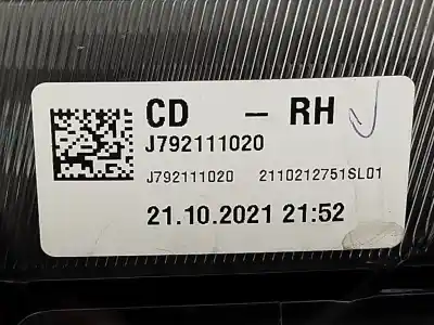 Автозапчастина б/у права фа для kia ceed (cd) 1.0 t-gdi посилання на oem iam 92102j7051  j792111020