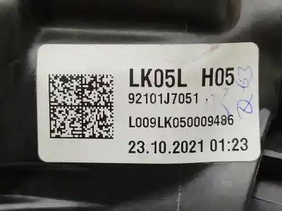 Автозапчастина б/у ліва фара для kia ceed (cd) 1.0 t-gdi посилання на oem iam 92101j7051  j792111010