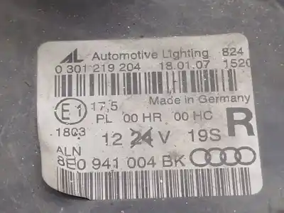 Автозапчастина б/у права фа для audi a4 b7 (8ec) 2.0 tdi 16v посилання на oem iam 8e0941004bk  0301219204