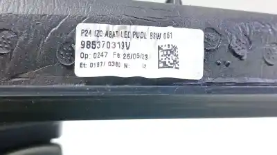 Автозапчастина б/у ліве дзеркало для peugeot 2008 ii (ud_, us_, uy_, uk_) 1.2 puretech 130 посилання на oem iam 98271330xt  985370319v