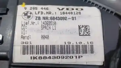 Автозапчастина б/у панель інструментів для bmw 2 active tourer (f45) 220 d посилання на oem iam 51459378436 ik6b430o9201p 9295446