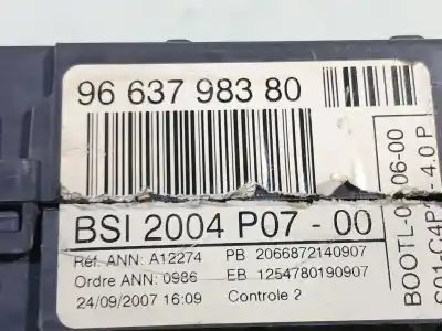 Автозапчастина б/у реле/запоперівник для citroen jumpy furgón 1.6 hdi 90 16v посилання на oem iam 9663798380  