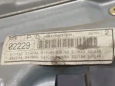 Peça sobressalente para automóvel em segunda mão elevador de vidros traseiro direito por seat leon (1m1) 1.9 tdi referências oem iam   
