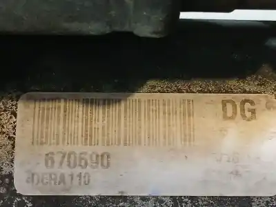 Second-hand car spare part starter motor for citroen jumpy furgón 1.6 hdi 90 16v oem iam references 5802az d6ra110 670690