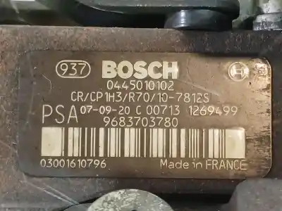 İkinci el araba yedek parçası enjeksiyon pompasi için citroen jumpy furgón 1.6 hdi 90 16v oem iam referansları 1920ht 0445010102 9683703780