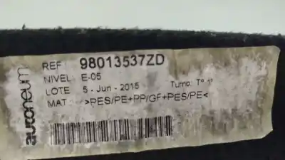 Автозапчастина б/у задній лоток для citroen c4 cactus 1.6 bluehdi 100 посилання на oem iam 98013537zd  
