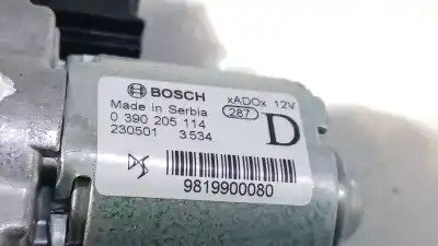 Автозапчастина б/у двигатель заднього склоочисника для peugeot 2008 ii (ud_, us_, uy_, uk_) 1.2 puretech 130 посилання на oem iam 9819900080 0390205114 