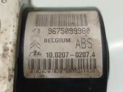 Peça sobressalente para automóvel em segunda mão abs por citroen c3 ii (sc_) 1.4 vti 95 referências oem iam 4541sa 10020702074 9675099980