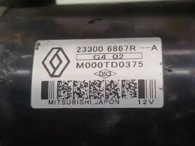 Pezzo di ricambio per auto di seconda mano motorino di avviamento per nissan pulsar fastback (c13) 1.2 dig-t riferimenti oem iam 233006867ra  m000td0375