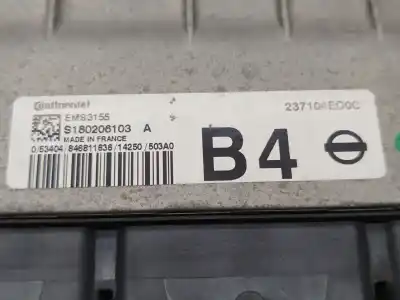 İkinci el araba yedek parçası ecu motor kontrol cihazi için nissan pulsar fastback (c13) 1.2 dig-t oem iam referansları 237104ed0c ems3155 s180206103a