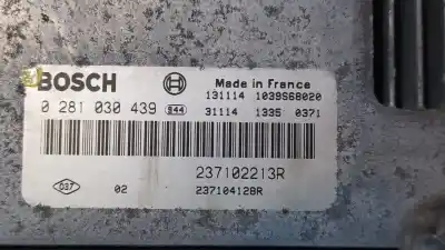 Автозапчастина б/у ебу контролер двигуна для dacia dokker express furgoneta/monovolumen 1.5 dci 75 / blue dci 75 (fejw, feah) посилання на oem iam 237102213r 0281030439 237104128r