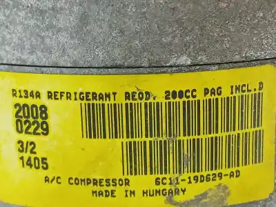 Second-hand car spare part air conditioning compressor for ford transit autobús (fd_ _, fb_ _, fs_ _, fz_ _, fc_ _) 2.2 tdci oem iam references 1421334  6c1119d629ad