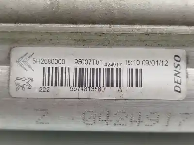 Автозапчастина б/у конденсат/радіатор кондиционера для citroen c3 ii (sc_) 1.4 vti 95 посилання на oem iam 9674813580 5h2680000 95007t01