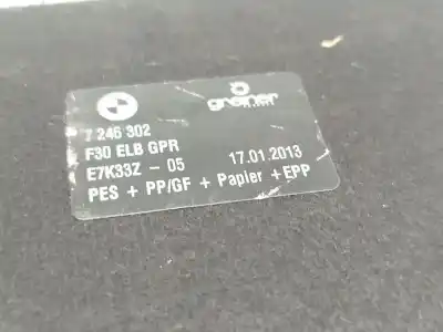 Автозапчастина б/у задній лоток для bmw 3 (f30, f80) 320 d посилання на oem iam 7246302  