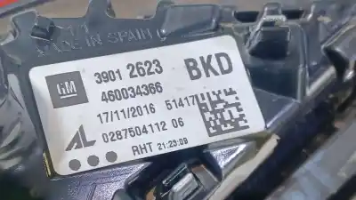 Second-hand car spare part interior left tailgate light for opel corsa e (x15) 1.3 cdti (08, 68) oem iam references 13454500 460034366 39012623