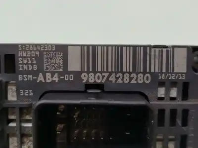 Peça sobressalente para automóvel em segunda mão caixa de fusíveis e relés por citroen ds5 2.0 hdi 165 referências oem iam 9807428280  bsmab400