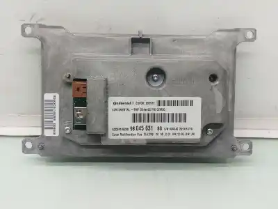 Second-hand car spare part multifunction display for citroen ds5 2.0 hdi 165 oem iam references 9804563180  a2c84145200