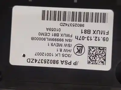 Second-hand car spare part multifunction switch for citroen ds5 2.0 hdi 165 oem iam references 98025374zd  10012007