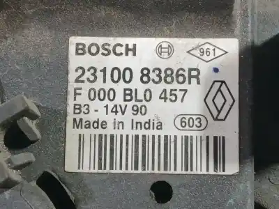 Peça sobressalente para automóvel em segunda mão alternador por dacia sandero ii 1.2 referências oem iam 8200660044 / 231007309r  