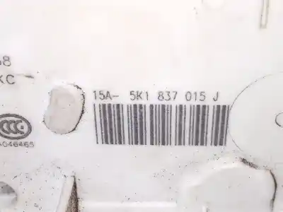 Peça sobressalente para automóvel em segunda mão fechadura da porta dianteira esquerda por seat leon (5f1) 1.5 tsi referências oem iam  5k1837015j 