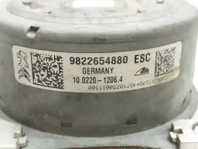 Peça sobressalente para automóvel em segunda mão abs por citroen c-elysee (dd_) 1.5 bluehdi 100 referências oem iam 9822654880 10022012064. 28516168043. 10091639133. 10062536591 