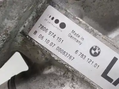 Second-hand car spare part steering rack for bmw 1 (e81) 118 d oem iam references  7806974151 678312101