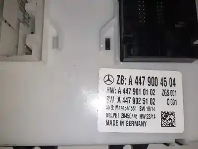Tweedehands auto-onderdeel elektronische module voor mercedes-benz clase v (w447) v 200 cdi / d (447.811 447.813 447.815) oem iam-referenties a4479004504  