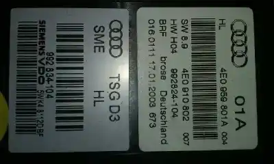 Автозапчасти б/у мотор заднего левого стекла за audi a8 (4e2) 3.7 quattro ссылки oem iam 4e0959801a  