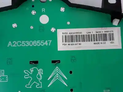 Автозапчастина б/у панель інструментів для peugeot 207/207+ (wa_, wc_) 1.6 hdi посилання на oem iam 9662904780  6103jv