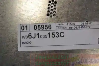Автозапчасти б/у аудиосистема / радио cd за seat ibiza iv (6j5, 6p1) 1.6 tdi ссылки oem iam 6j1035153c  6j1035153c