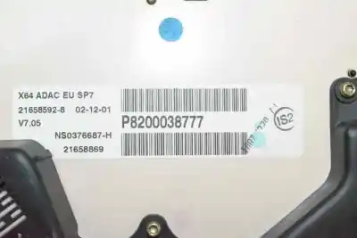 Автозапчастина б/у панель інструментів для renault scenic rx4 (ja0) 1.9 dci salomon посилання на oem iam 8200038777  8200038777