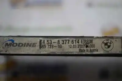 Peça sobressalente para automóvel em segunda mão condensador / radiador de ar condicionado por bmw 3 compact (e46) 316 ti referências oem iam 64538377614
