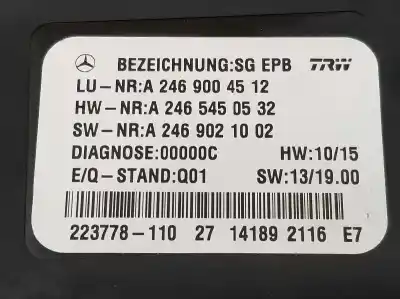 Автозапчастина б/у електронний модуль для clase c clase gla 2.1 cdi посилання на oem iam a0009003606  a0009003606