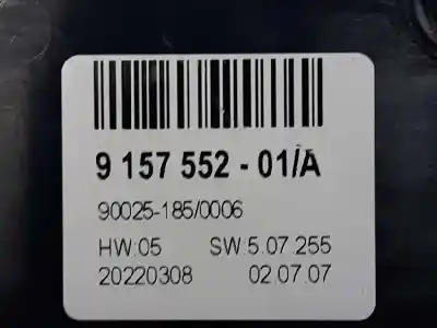 Second-hand car spare part climate control for bmw x5 (e70) 3.0 d oem iam references 9157552  64119157552