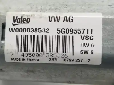 Piesă de schimb auto la mâna a doua motor stergãtor spate pentru volkswagen golf vii lim. (5g1) 1.4 16v tsi referințe oem iam 5g0955711 5g0955711a 2222dl 