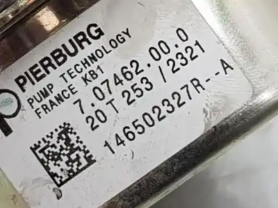 Pièce détachée automobile d'occasion ASSISTANT DE FREINAGE / POMPE À VIDE pour DACIA DOKKER  Références OEM IAM 146502327R  146502327R