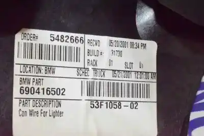 Pezzo di ricambio per auto di seconda mano bracciolo centrale per bmw x5 (e53) 4.4 i riferimenti oem iam 51168402933  51167124460