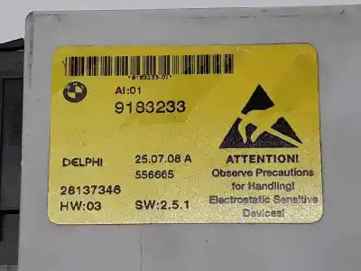 Second-hand car spare part electronic module for bmw 5 (e60) 535 d oem iam references 61319183233  61319183233