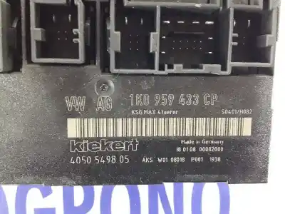 Автозапчастина б/у модуль комфорт для seat leon (1p1) 1.4 tsi посилання на oem iam 1k0959433cp  