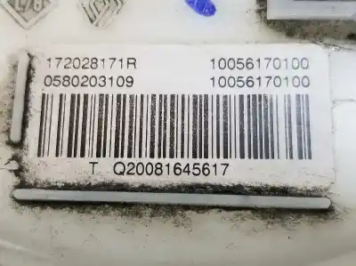 Pièce détachée automobile d'occasion pompe à carburant pour renault scenic iii 1.6 dci diesel fap références oem iam 172028171r 172028171r 0580203109 