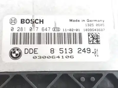 Автозапчасти б/у блок управления двигателем за bmw x3 (f25) 2.0 turbodiesel ссылки oem iam 12148513249  dde8513249