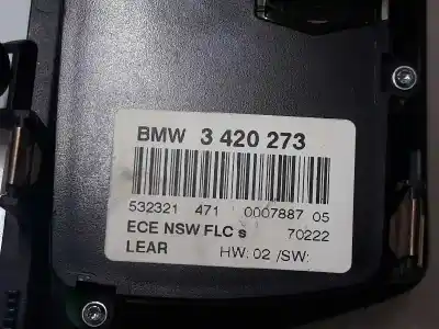 Second-hand car spare part headlights switch for bmw x3 (e83) 2.0 16v diesel cat oem iam references 61313420273  61313420273