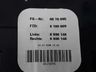 Автозапчастина б/у внутрішне світло для bmw 3 (e90) 318 d посилання на oem iam 9180009  61319180009