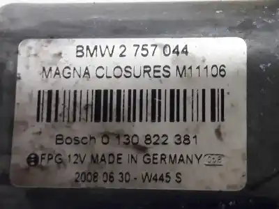 Second-hand car spare part right front window motor for mini mini (r56) one oem iam references 67622757044  2757044