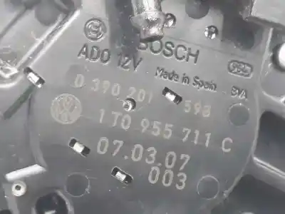 Recambio de automóvil de segunda mano de motor limpia trasero para volkswagen touran 2.0 tdi referencias oem iam 1t0955711c  1t0955711c