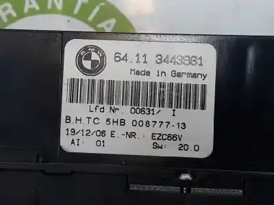 Second-hand car spare part climate control for bmw x3 (e83) 2.0 16v diesel cat oem iam references 64113443981  64113455805
