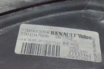 Second-hand car spare part left headlight for renault scenic rx4 (ja0) 1.9 dci salomon oem iam references 7700432094 - 7701047606  